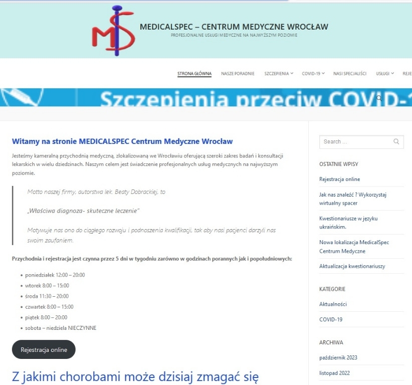 MEDICALSPEC  Centrum Medyczne - choroby wątroby Wrocław